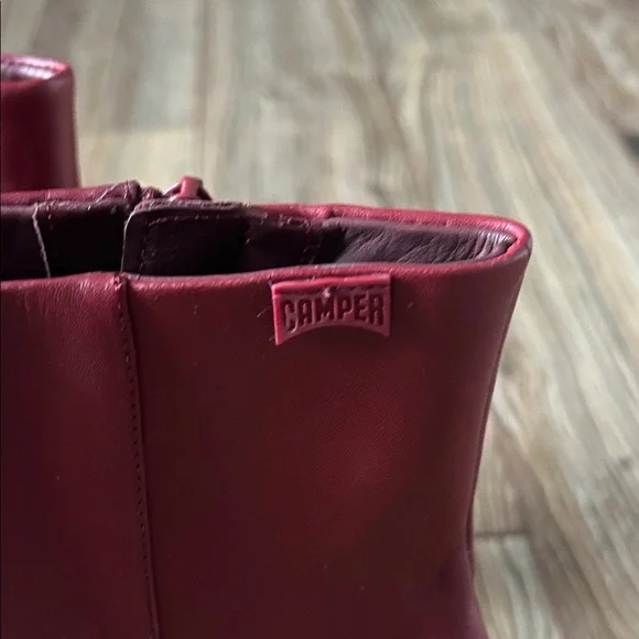 Camper “Katie” Red Ankle Boots - Picture 6 of 12